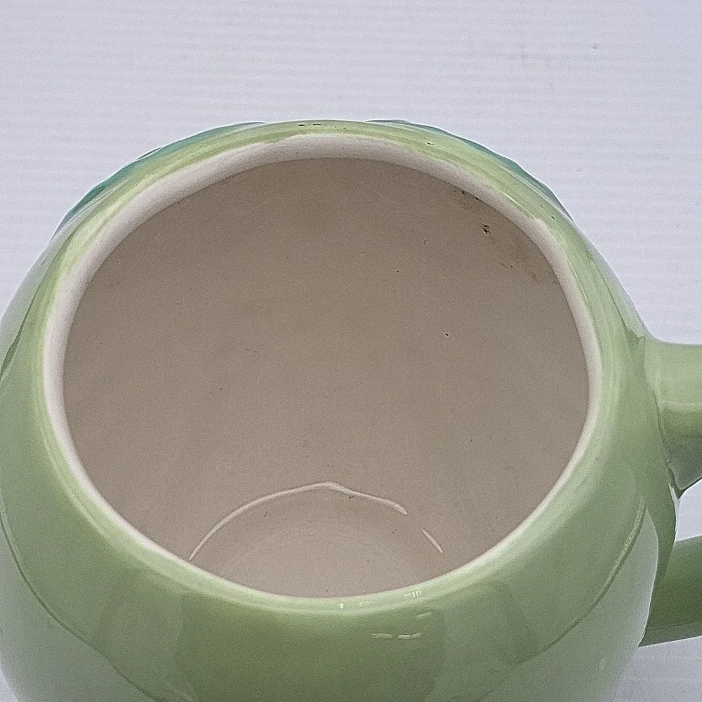Cracker Barrel Owl Mug Large 20 Oz. Green Large Ceramic Mug‎